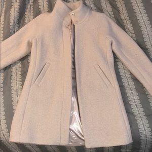 LOFT Funnel Neck Wool Coat - Like New!